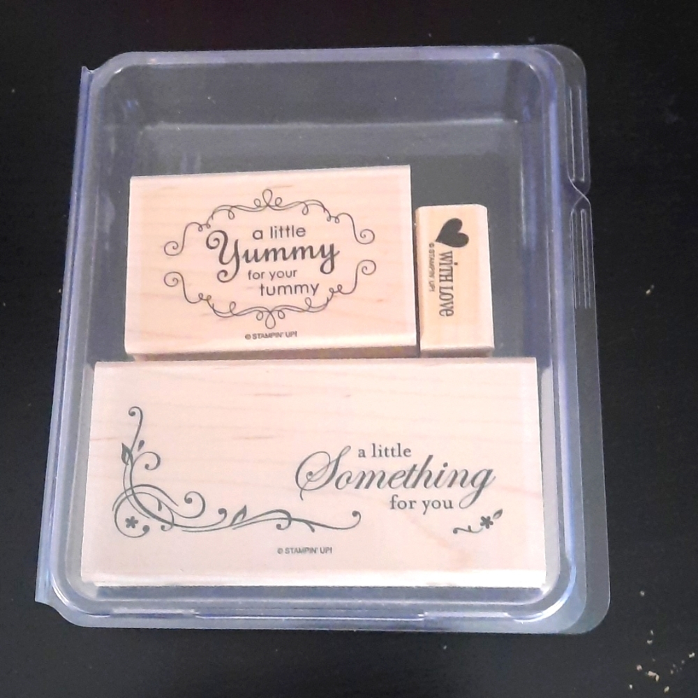 NEW Yummy Rubber Stampin Up set